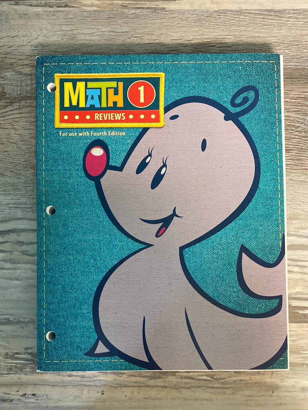 BJU- Math 1 set 4th Ed -5 Piece lot