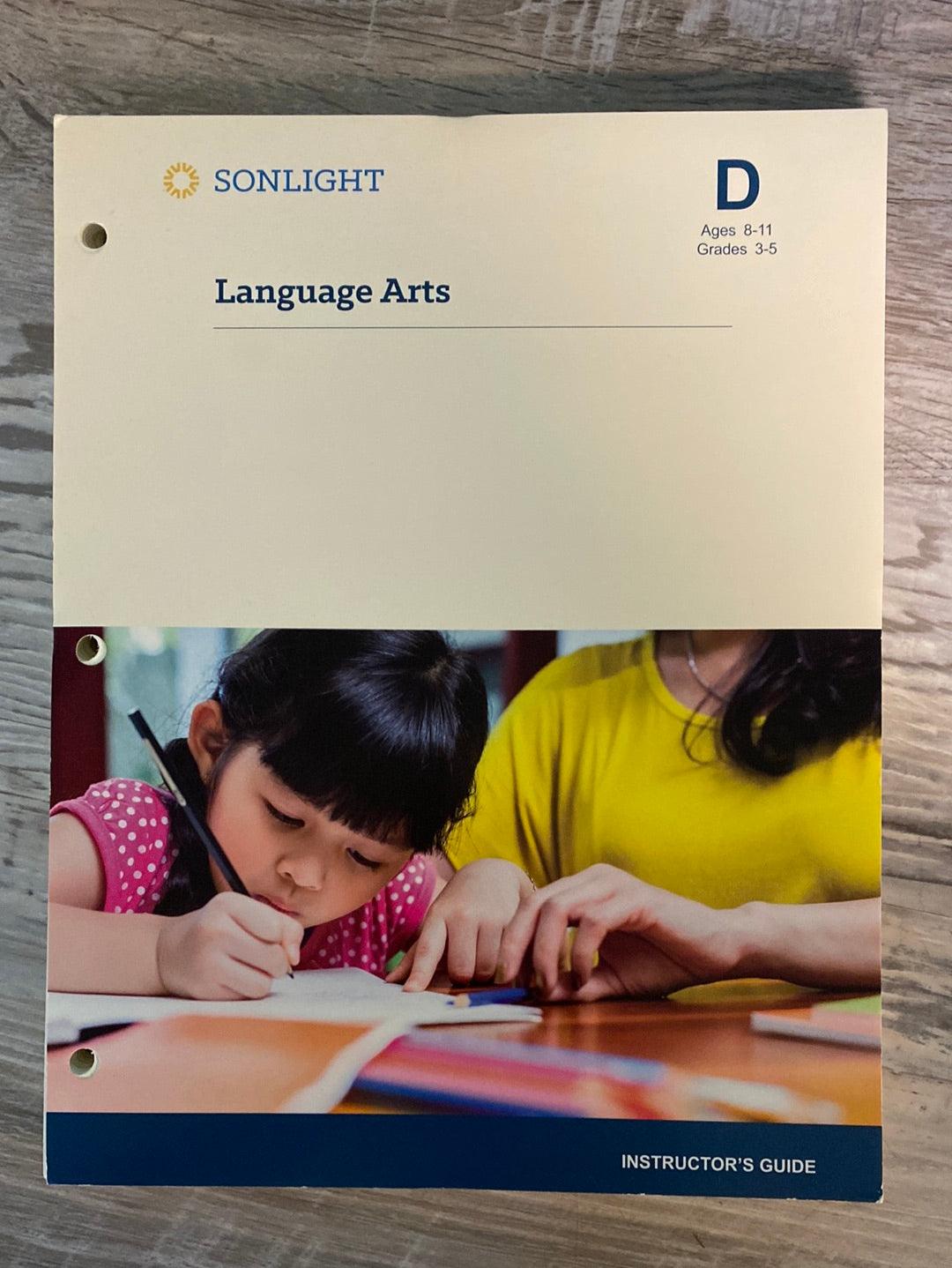 Language Arts Level D Instructor's Guide 2016