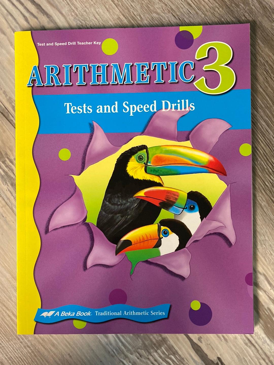 Abeka Arithmetic 3 Test and Speed Drills Teacher Key