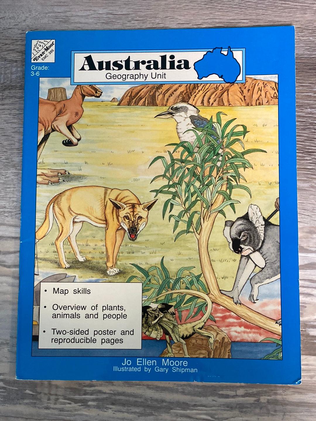 Australia Geography Unit by Evan Moor