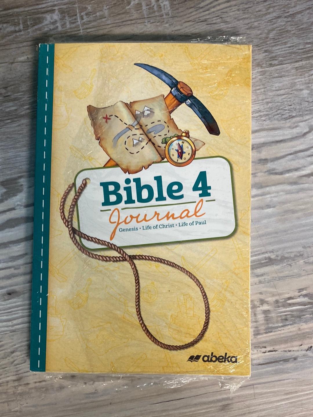 Abeka Bible 4 Journal 4th Grade-Genesis-Life Of Christ-Life Of Paul