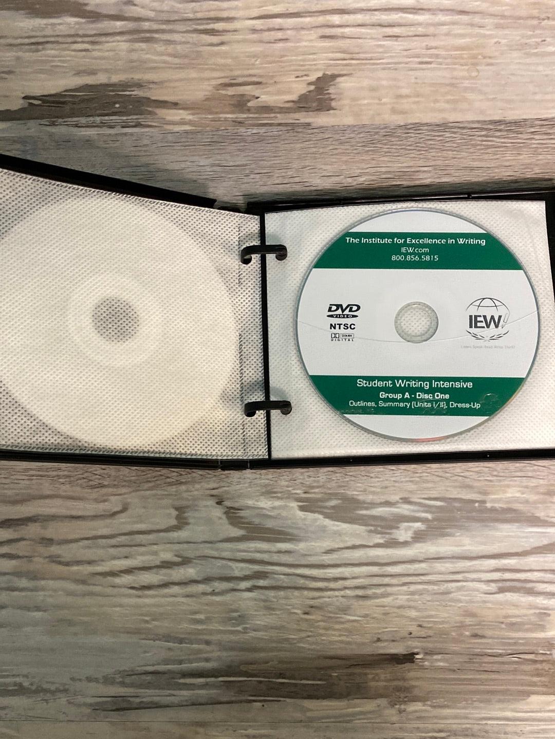 IEW Student Writing Intensive Level A DVD's and Notebook