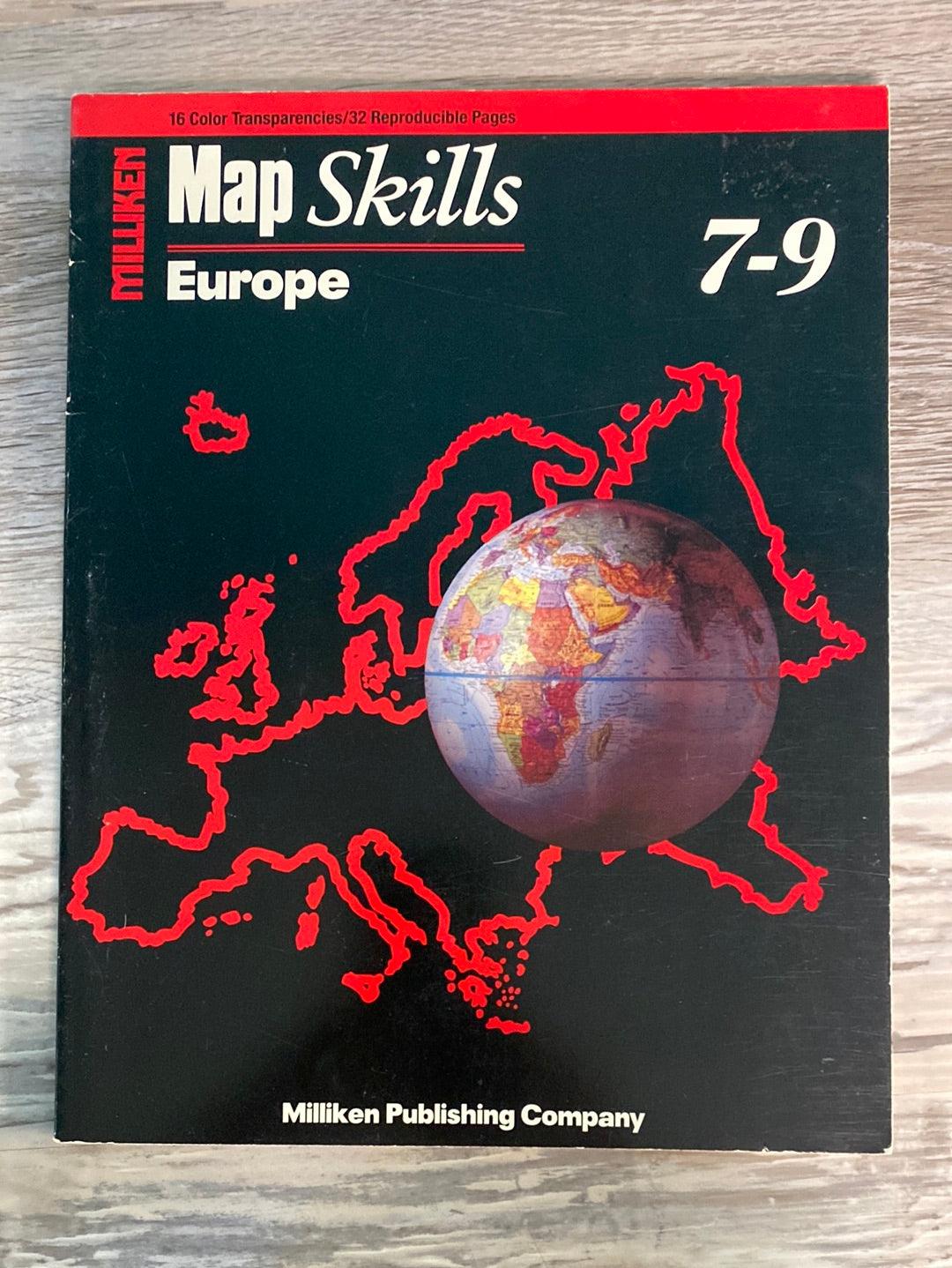 Map Skills Europe Grades 7-9