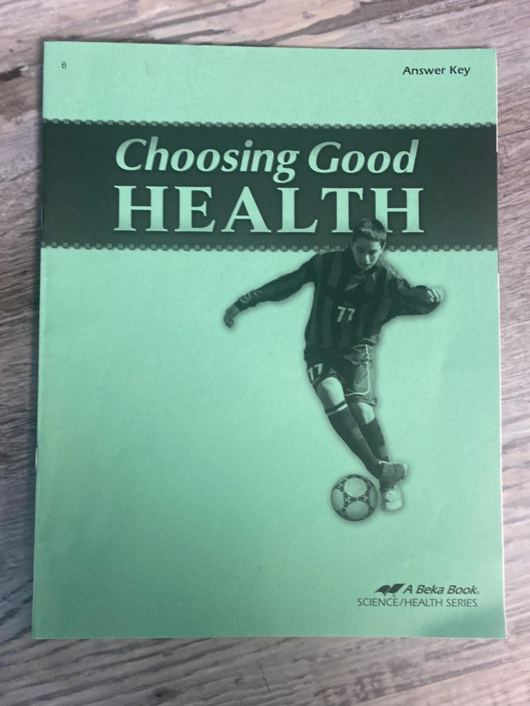 Abeka Choosing Good Health 3rd Ed. 3 Book Set