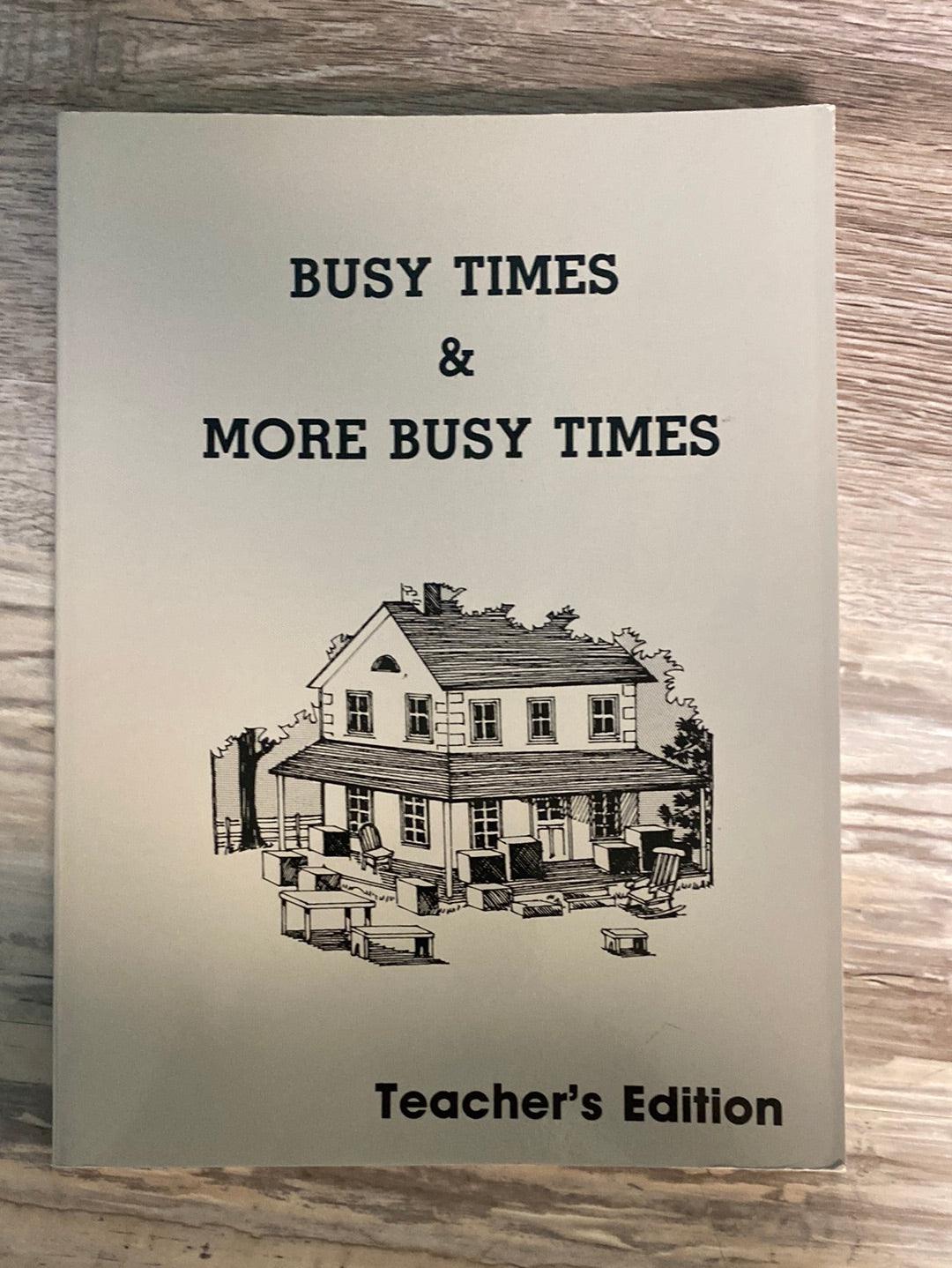 Busy Times & More Busy Times Teacher's Edition