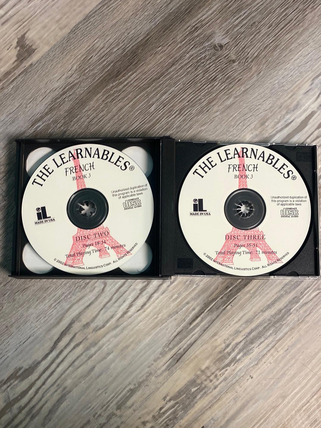 The Learnables French Book 3 CD's