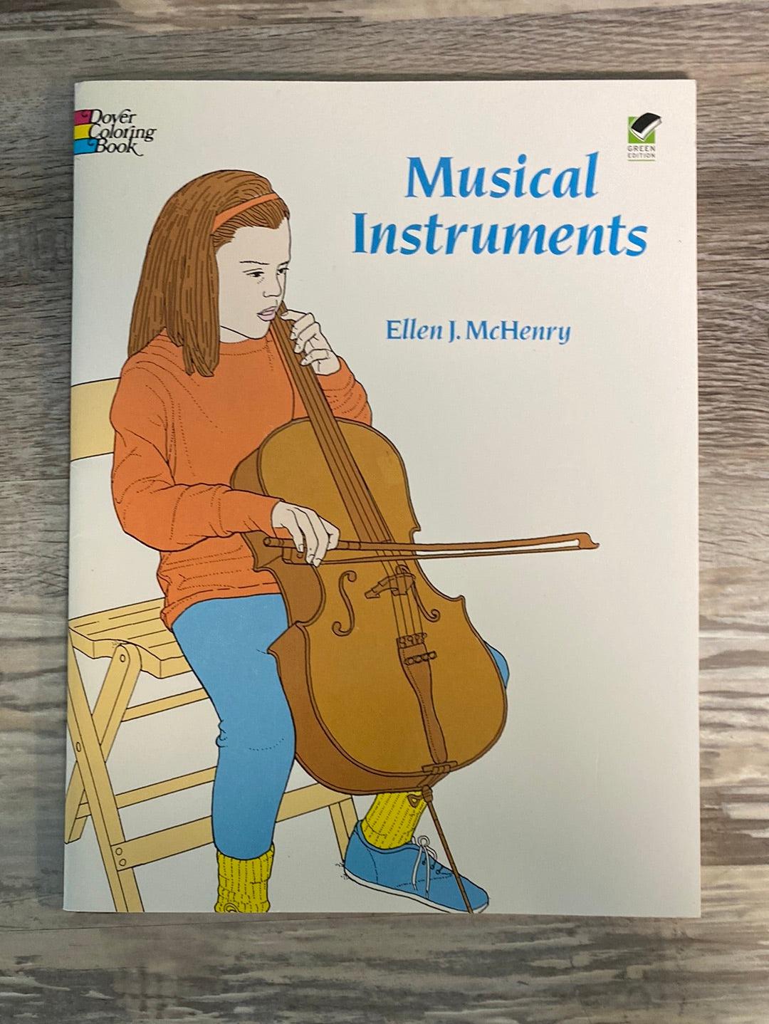 Musical Instruments Coloring Book (Dover Kids Coloring Books)