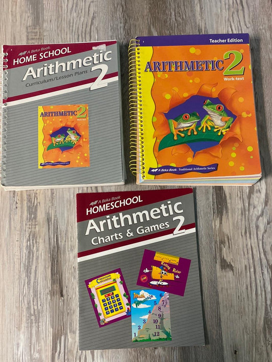 Abeka Arithmetic 2 Teacher Set Older Edition