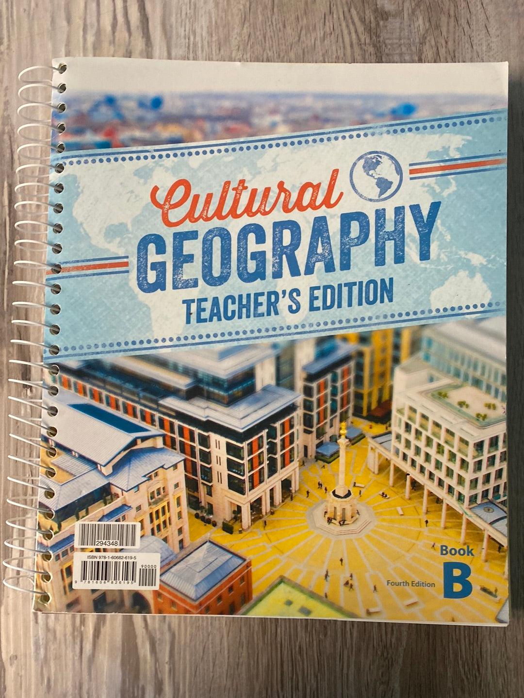BJU Cultural Geography Text, Activity, TE 4th Ed. Set