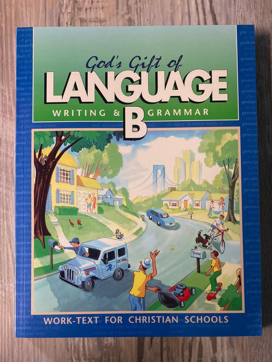 Abeka God's Gift of Language B Set Older, 2x Student Books
