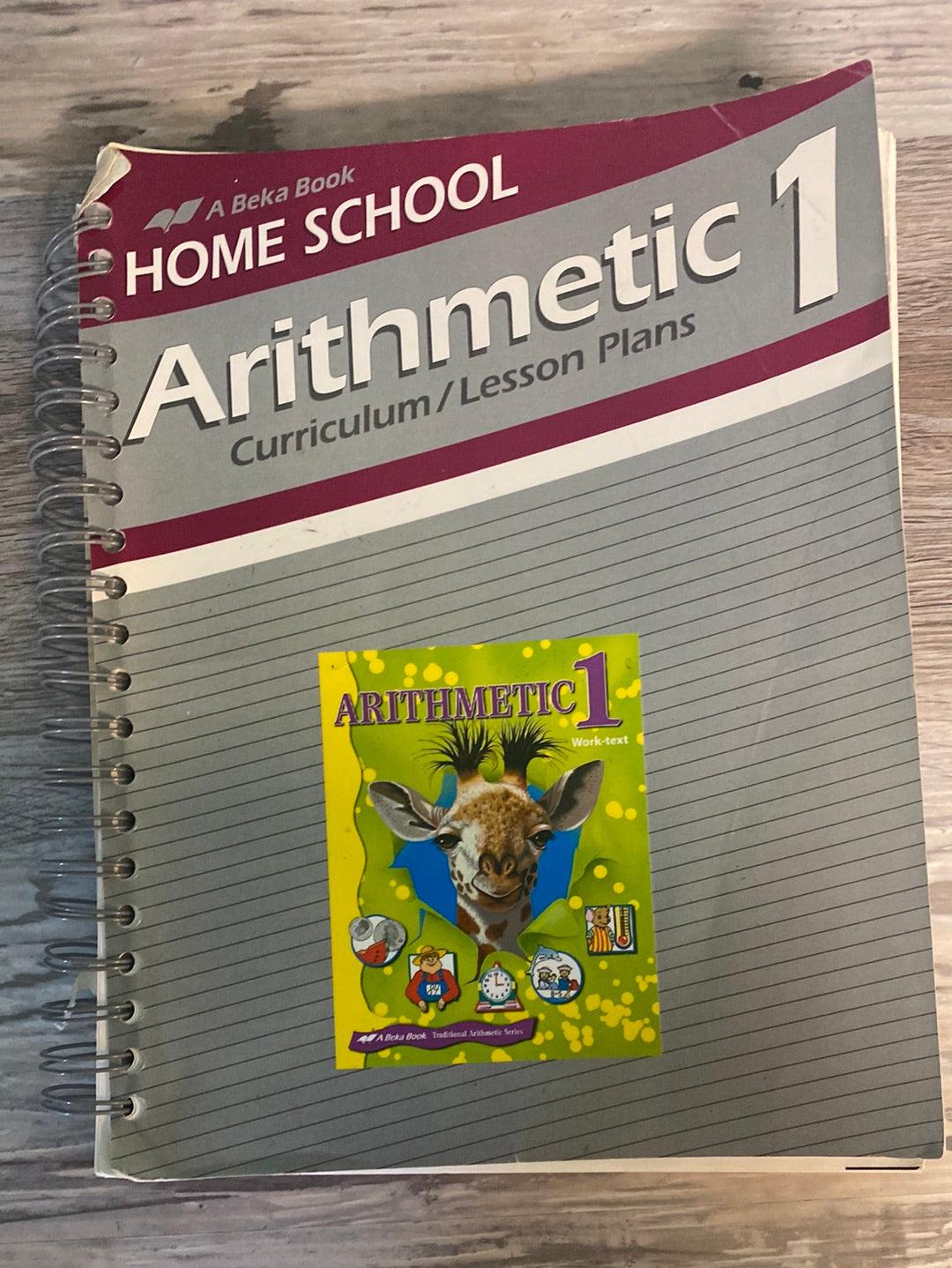 Abeka Arithmetic 1 Curriculum/Lesson Plans & Test Key