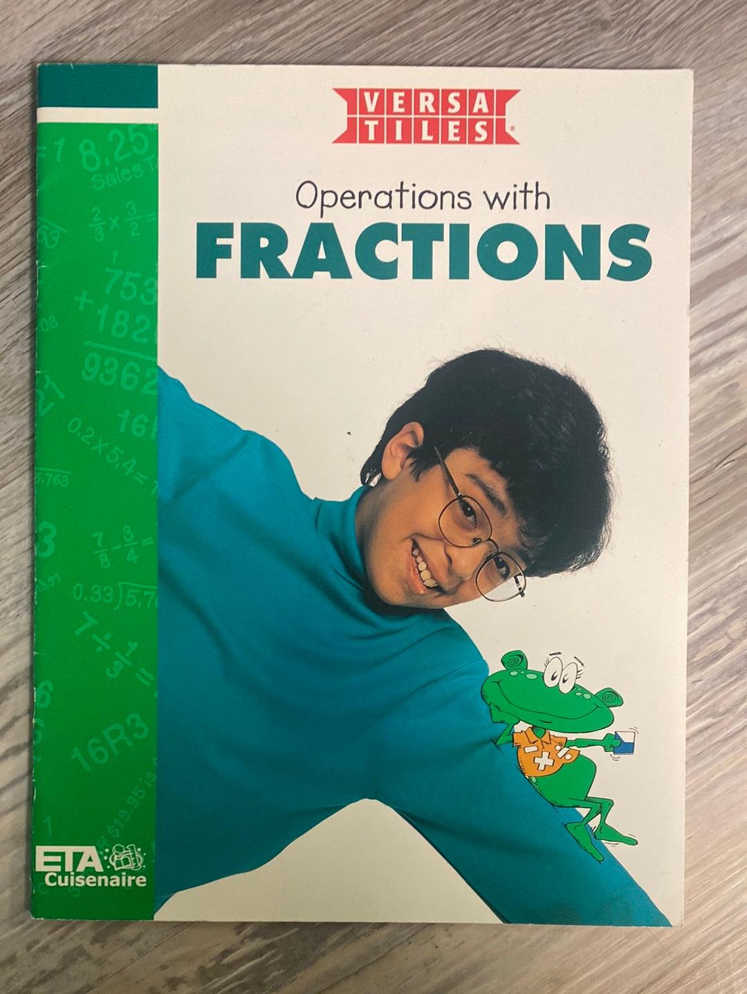 Versa Tiles Operations with Fractions by ETA Cuisenaire