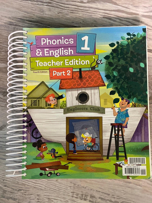 BJU Phonics and English 1 Teacher's Edition 4th ed.; 2 vols.