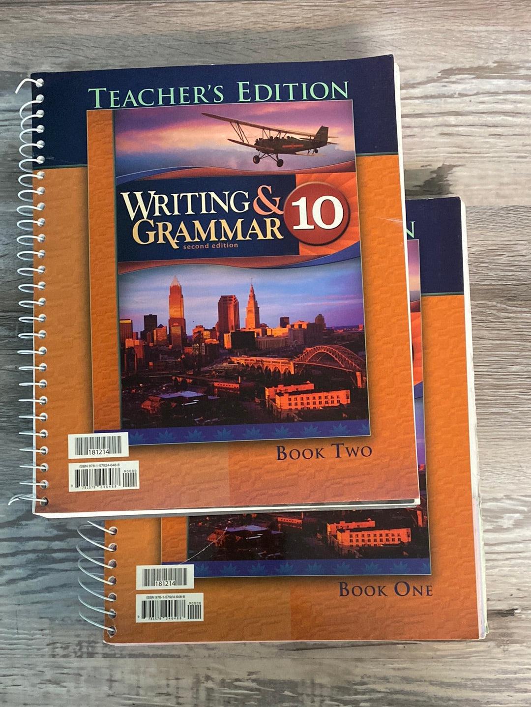 BJU Writing & Grammar 10 Teacher's Edition 2nd