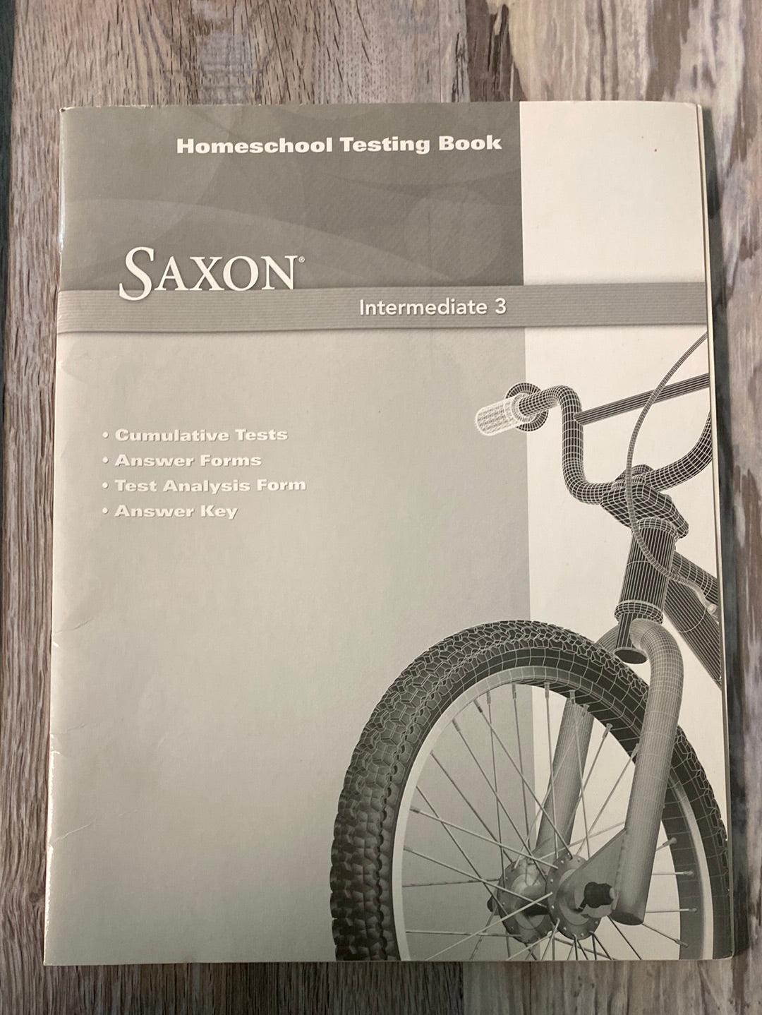 Saxon Math, Intermediate, Grade 3 Homeschool Kit