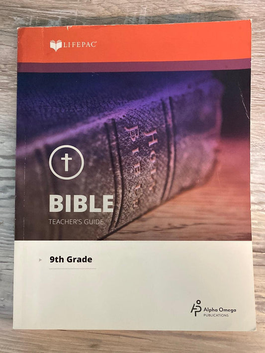 Lifepac Bible Grade 9, Teacher + Units 4-10