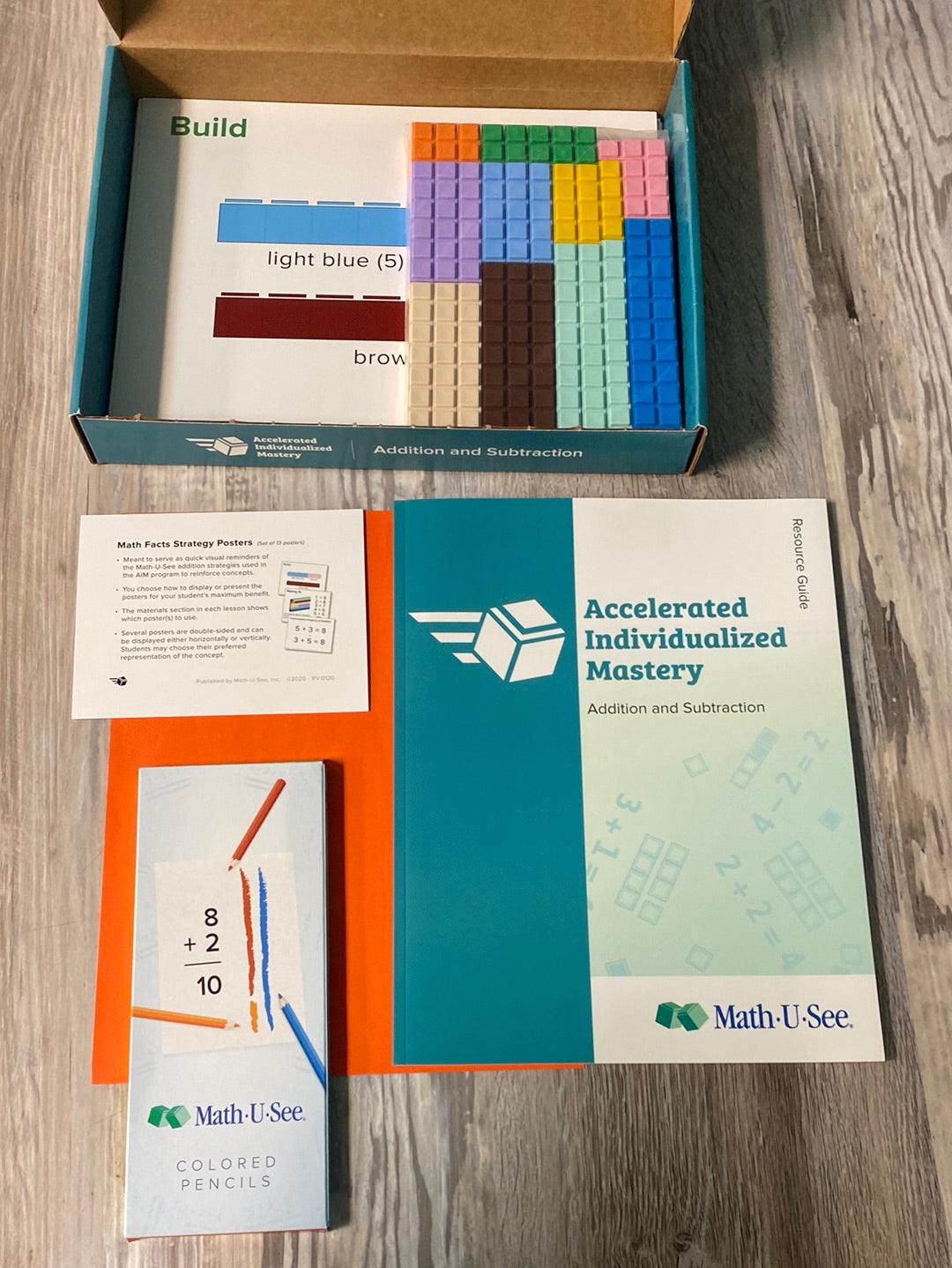 Math-U-See Accelerated Individualized Mastery (AIM) Addition & Subtraction
