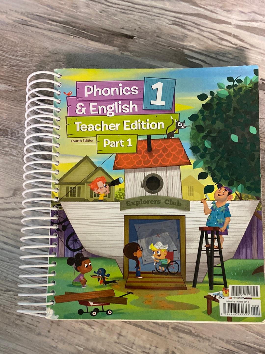 BJU Phonics and English 1 Teacher's Edition 4th ed.; 2 vols.
