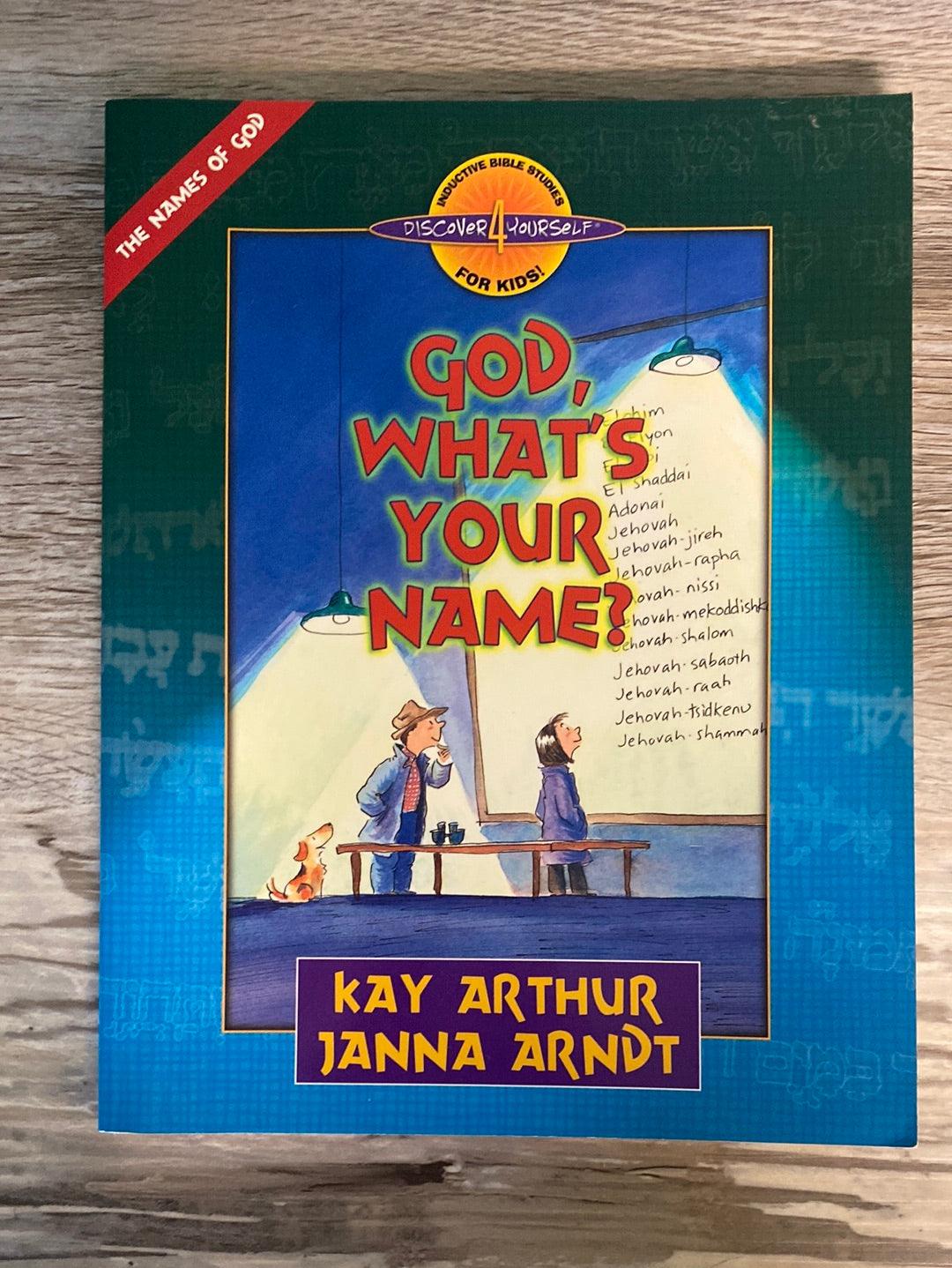 God, What's Your Name? by Kay Arthur Teacher Student Set