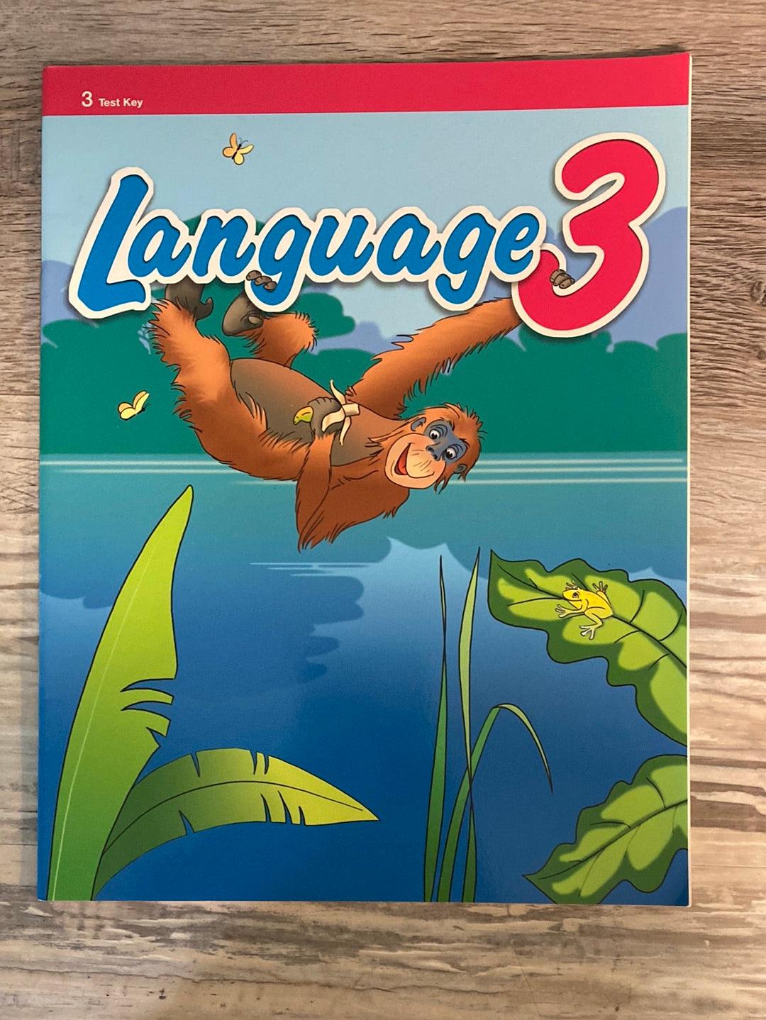 Abeka Language 3 Test Key