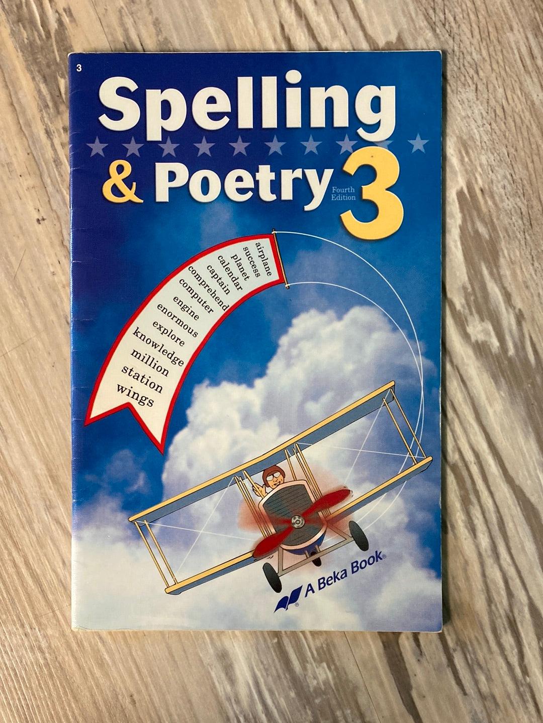 Abeka Spelling & Poetry 3 4th Ed