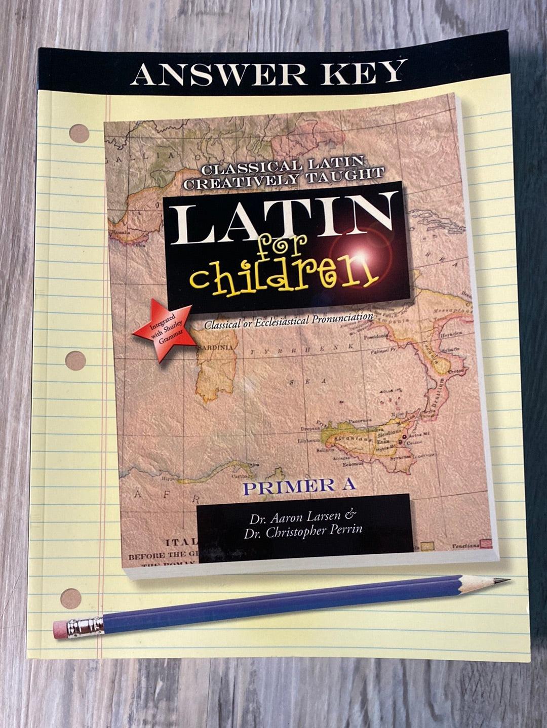 Latin for Children Activity Book Primer A Set