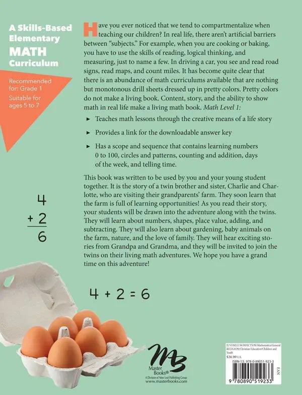 Master Books: Math Lessons for a Living Education: Level 1 (NEW)