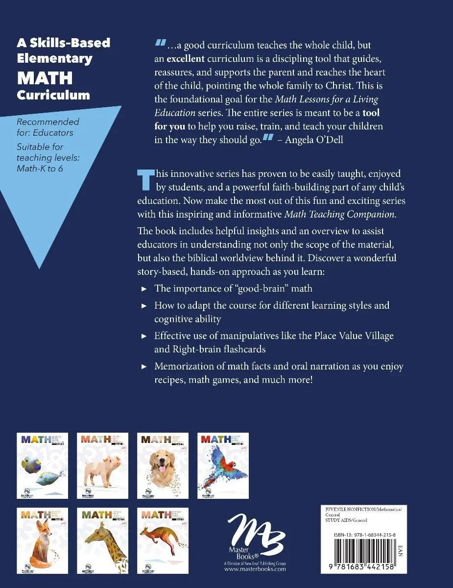 Master Books: Math Lessons for a Living Education: Teaching Companion (NEW)