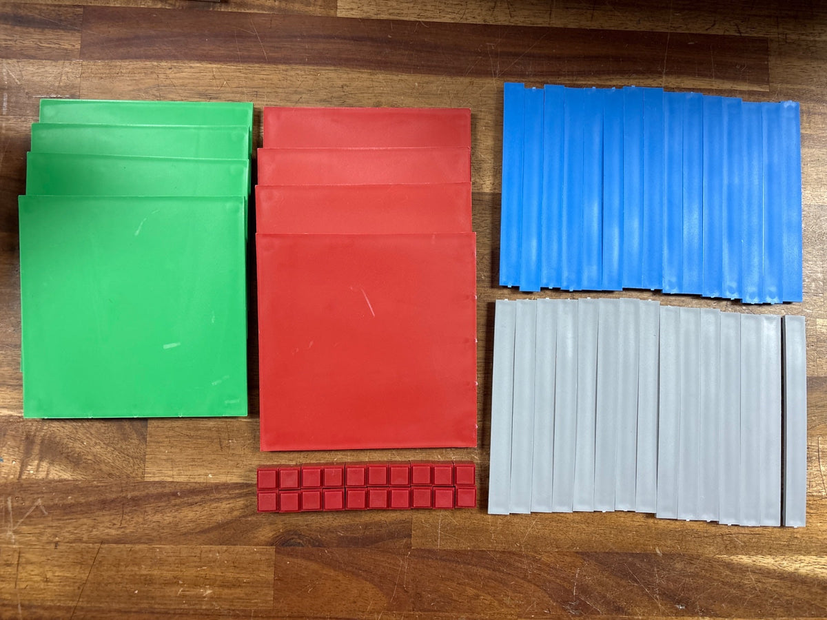 Math-U-See Algebra/Decimal Insert Kit Manipulatives — Good