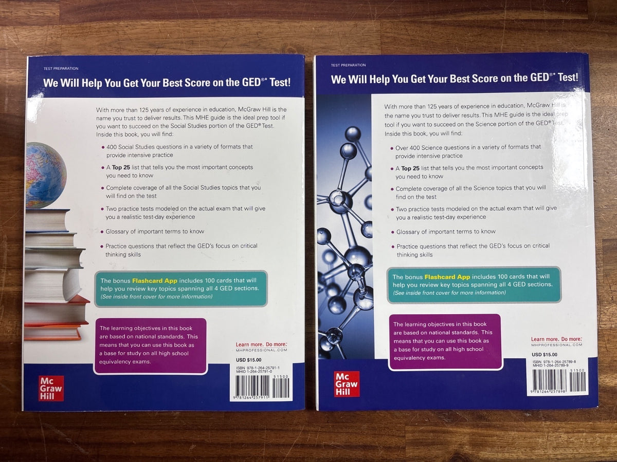 McGraw-Hill GED Test Workbooks: Social Studies & Science 3rd Ed