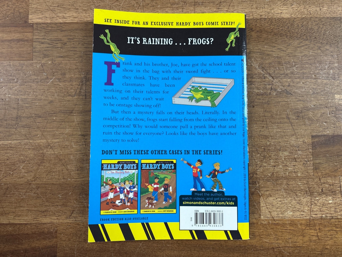 Hardy Boys Secret Files #4 Hopping Mad by Franklin Dixon — photo 2 of 2