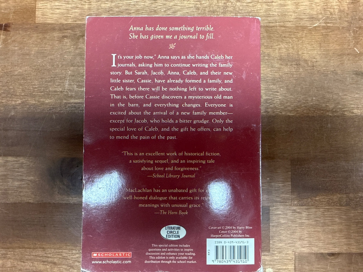 Caleb's Story by Patricia MacLachlan Literature Circle Ed.