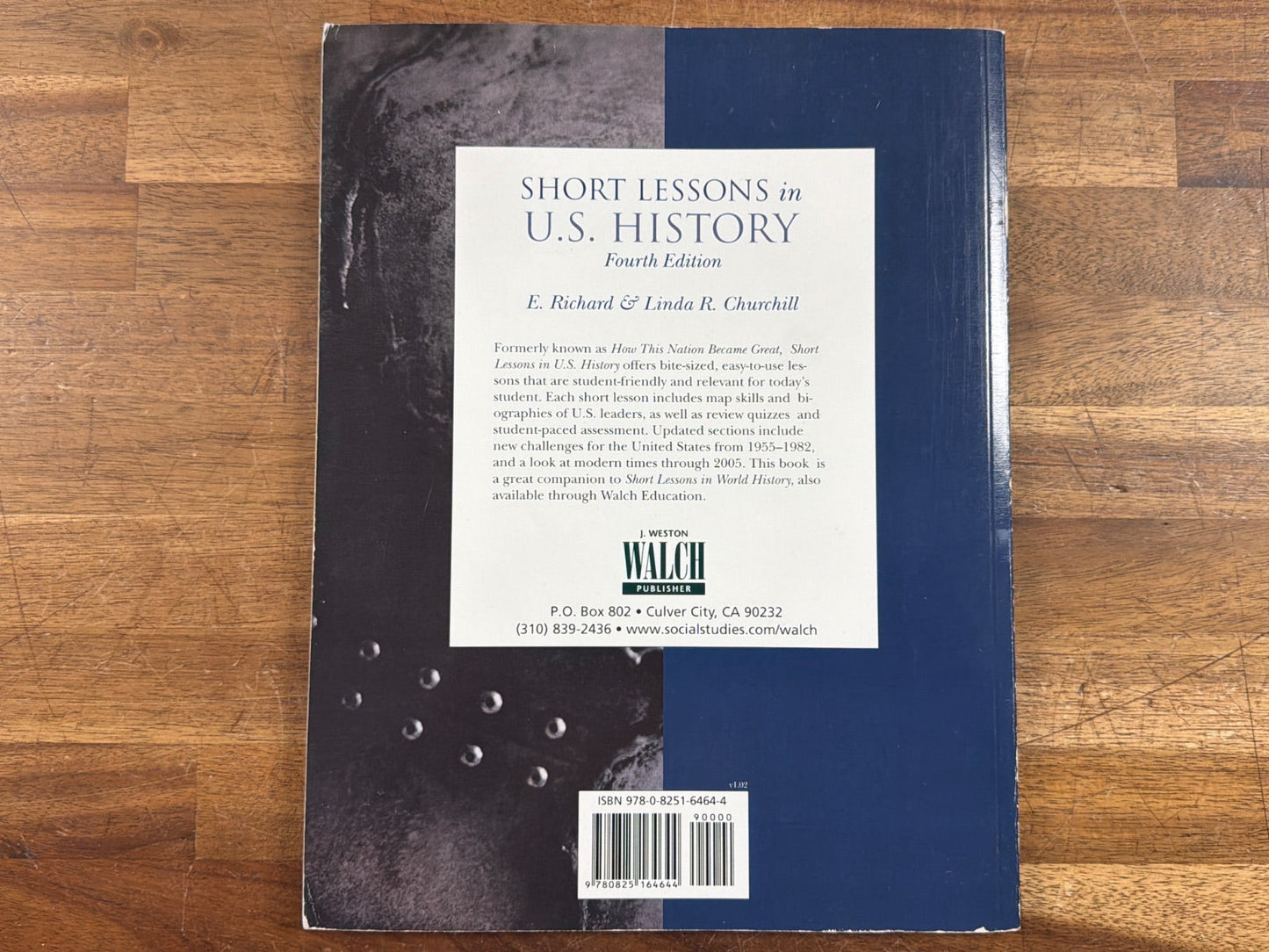 Short Lessons in U.S. History 4th Edition - J. Weston Walch