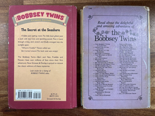 Bobbsey Twins #3 the Secret at the Seashore, 2 Editions