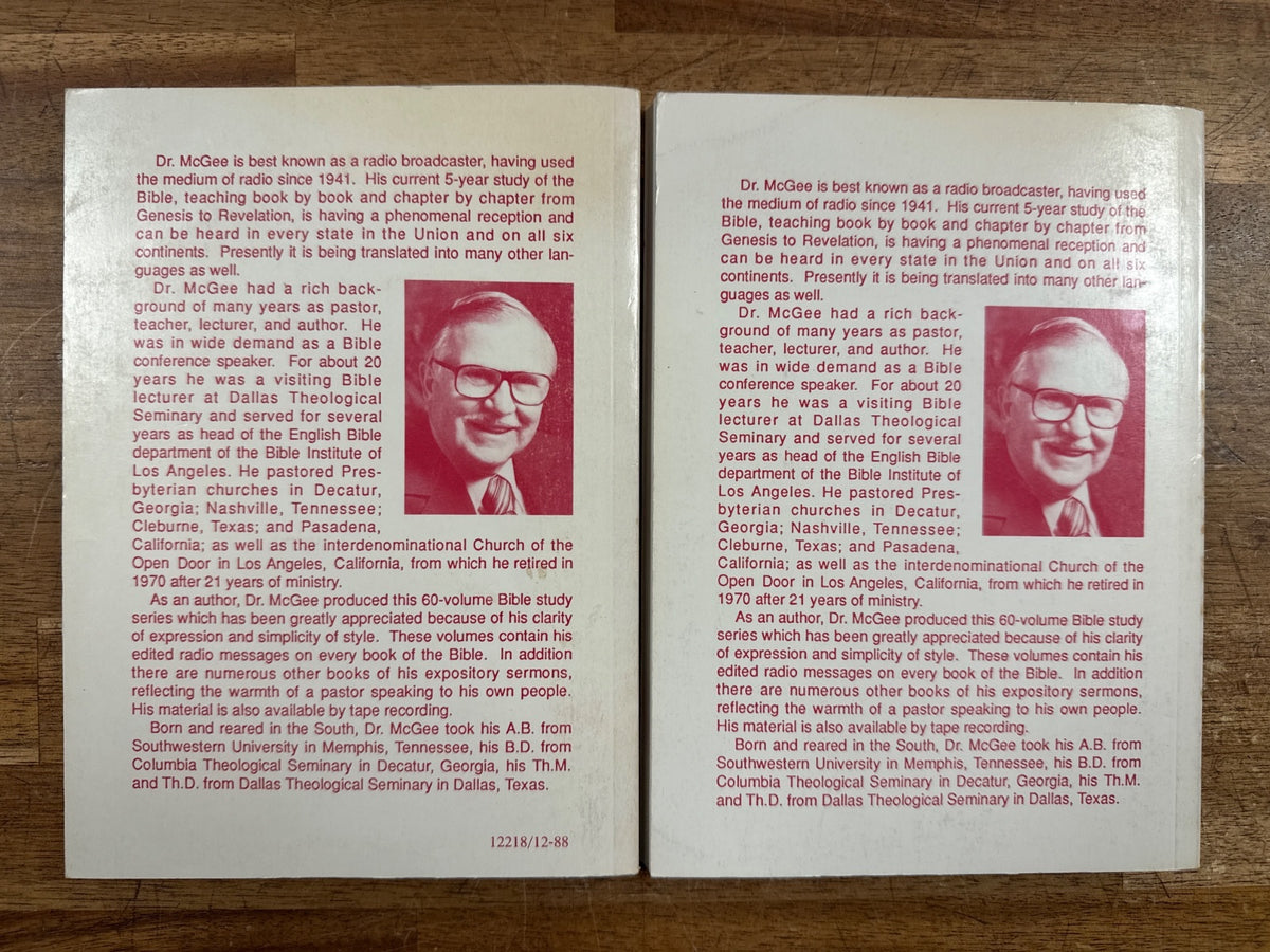 Thru the Bible Hebrews Vol I & II by J. Vernon McGee — photo 2 of 2