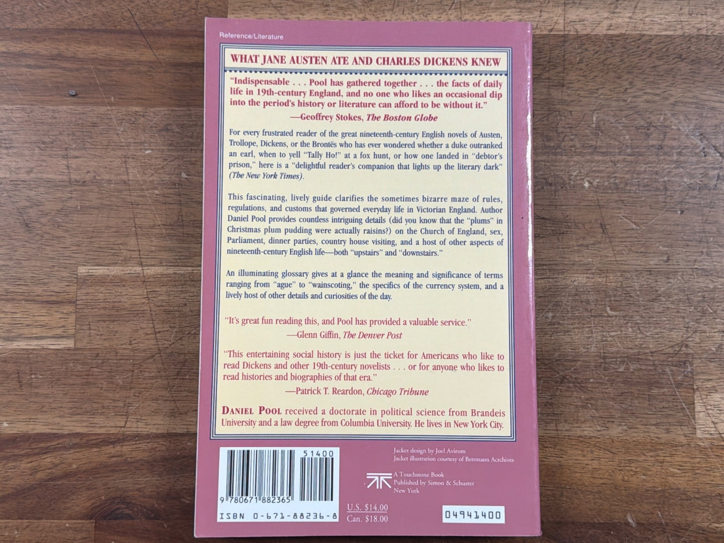 What Jane Austen Ate and Charles Dickens Knew - Daniel Pool
