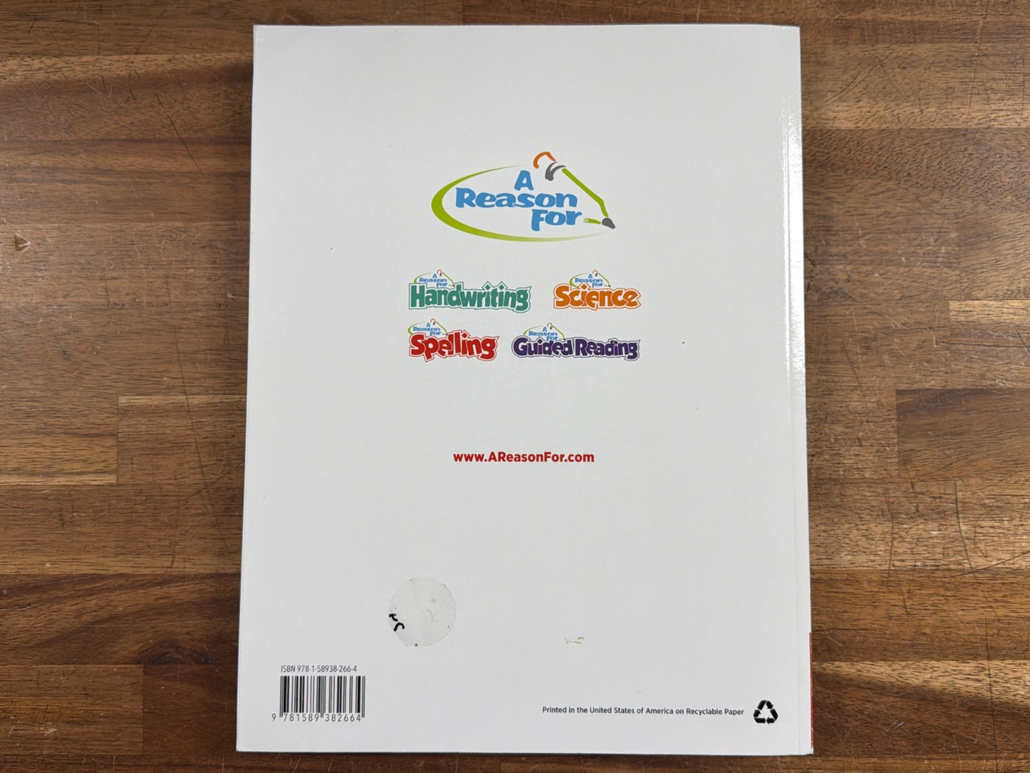 A Reason for Spelling Level C Teacher Guidebook
