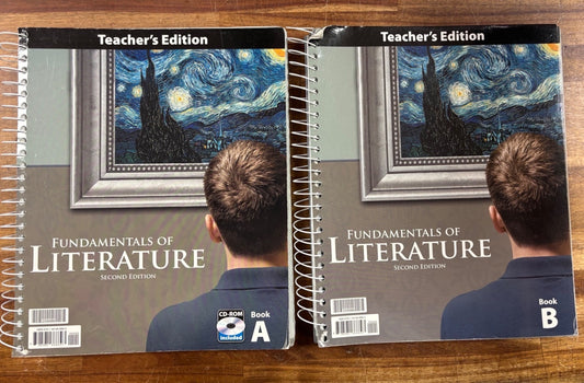 BJU Press Fundamentals of Literature 2nd Ed Book a & B Set