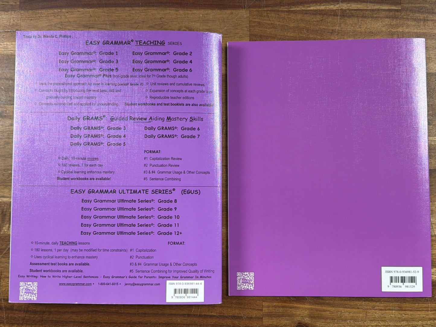 Easy Grammar Grade 6 Teacher Edition & Student Test Booklet