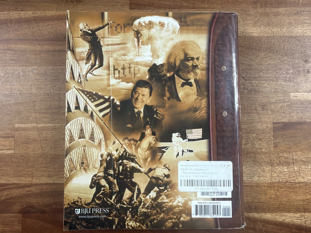 BJU Press the American Republic Student Text 2nd Edition