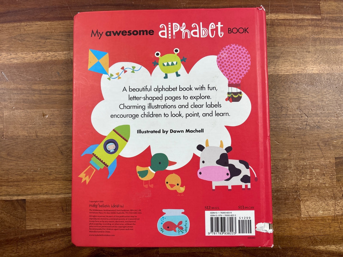 My Awesome Alphabet Book - Letter-Shaped Pages ABC — photo 2 of 2
