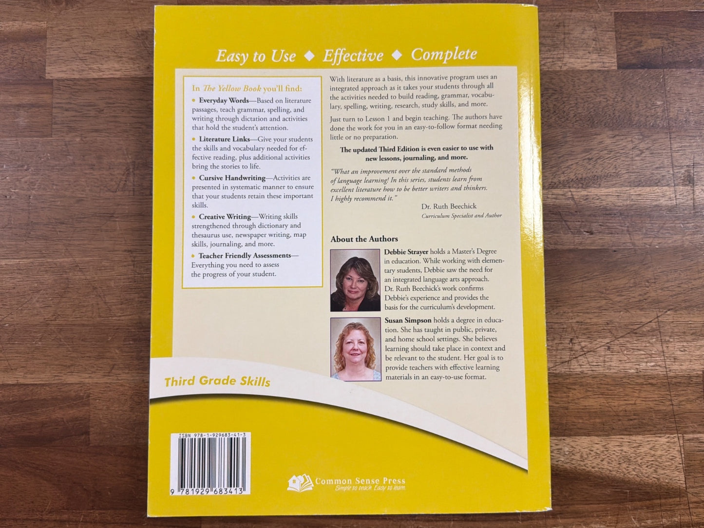 LLATL The Yellow Book Teacher 3rd Ed Grade 3 Common Sense