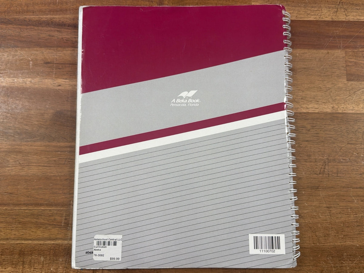 A Beka Home School English 10 Parent Guide/Daily Lessons