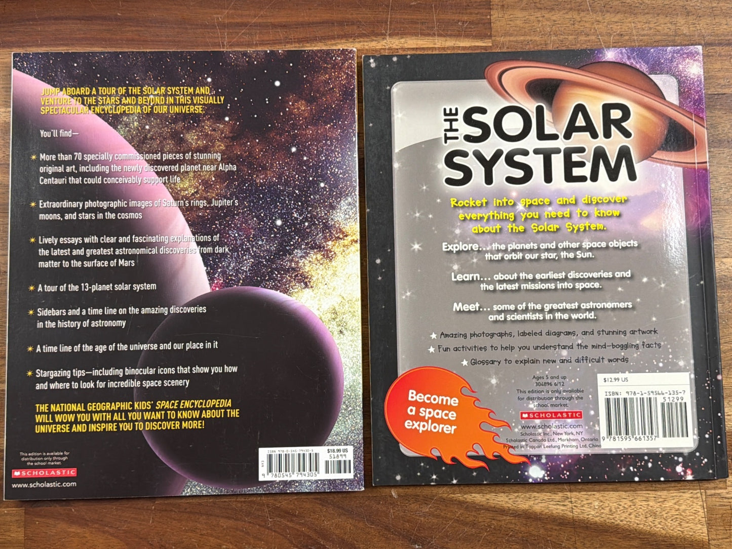 Space Encyclopedia & the Solar System Reference Book Set