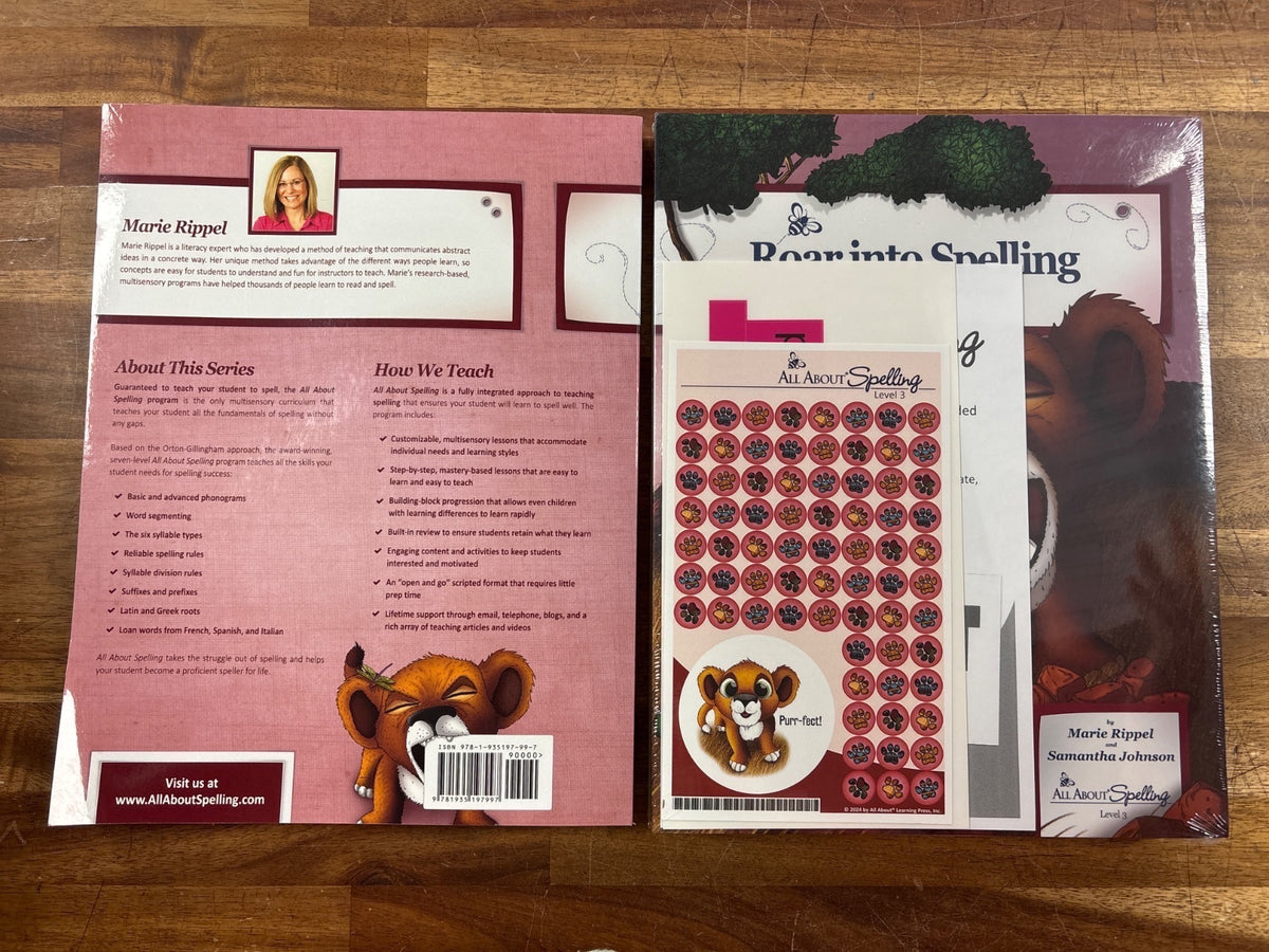All About Spelling Level 3 Teacher's Manual & Student Set β photo 2 of 2