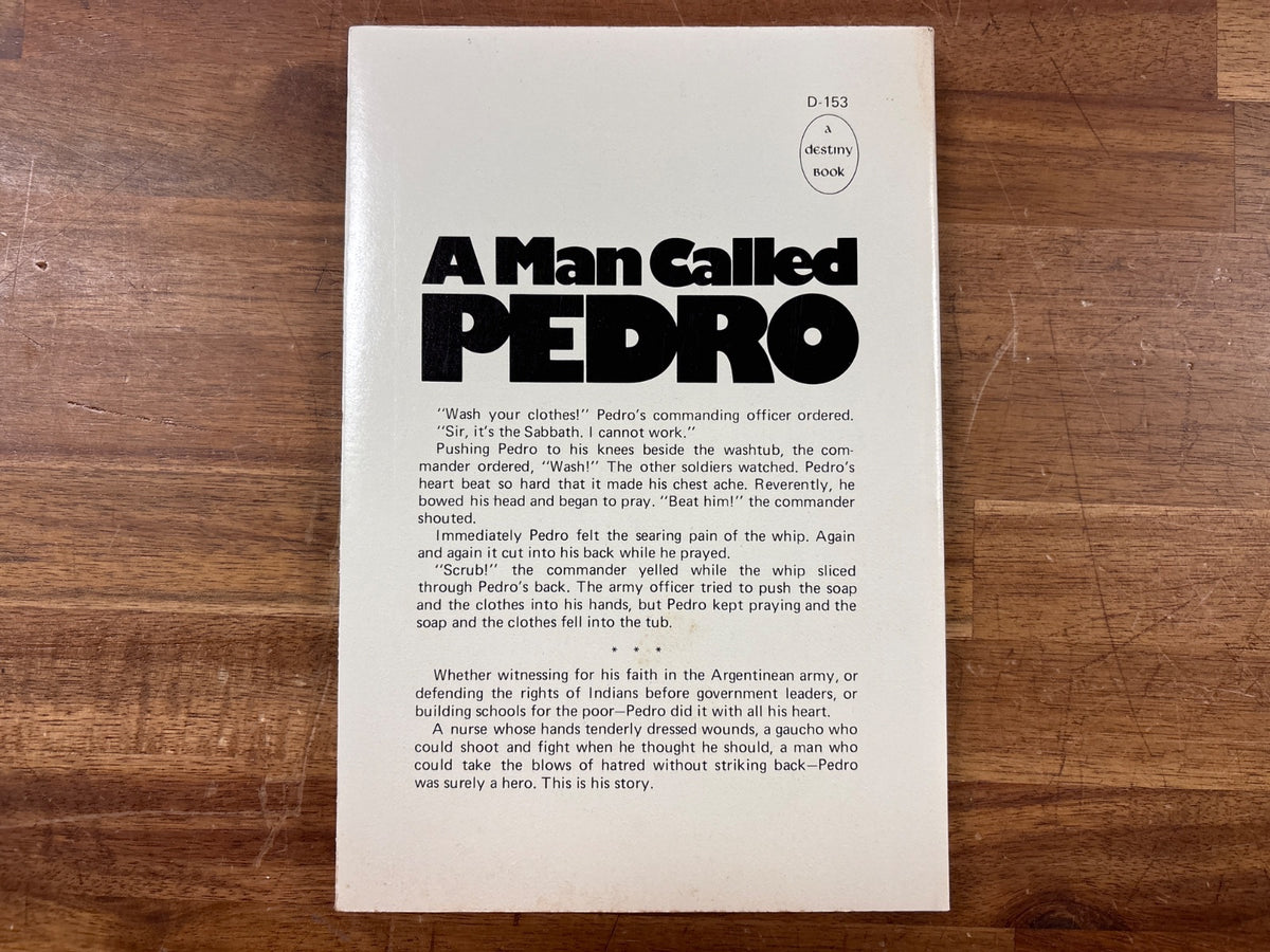A Man Called Pedro by Barbara Westphal - Destiny Book — photo 2 of 2