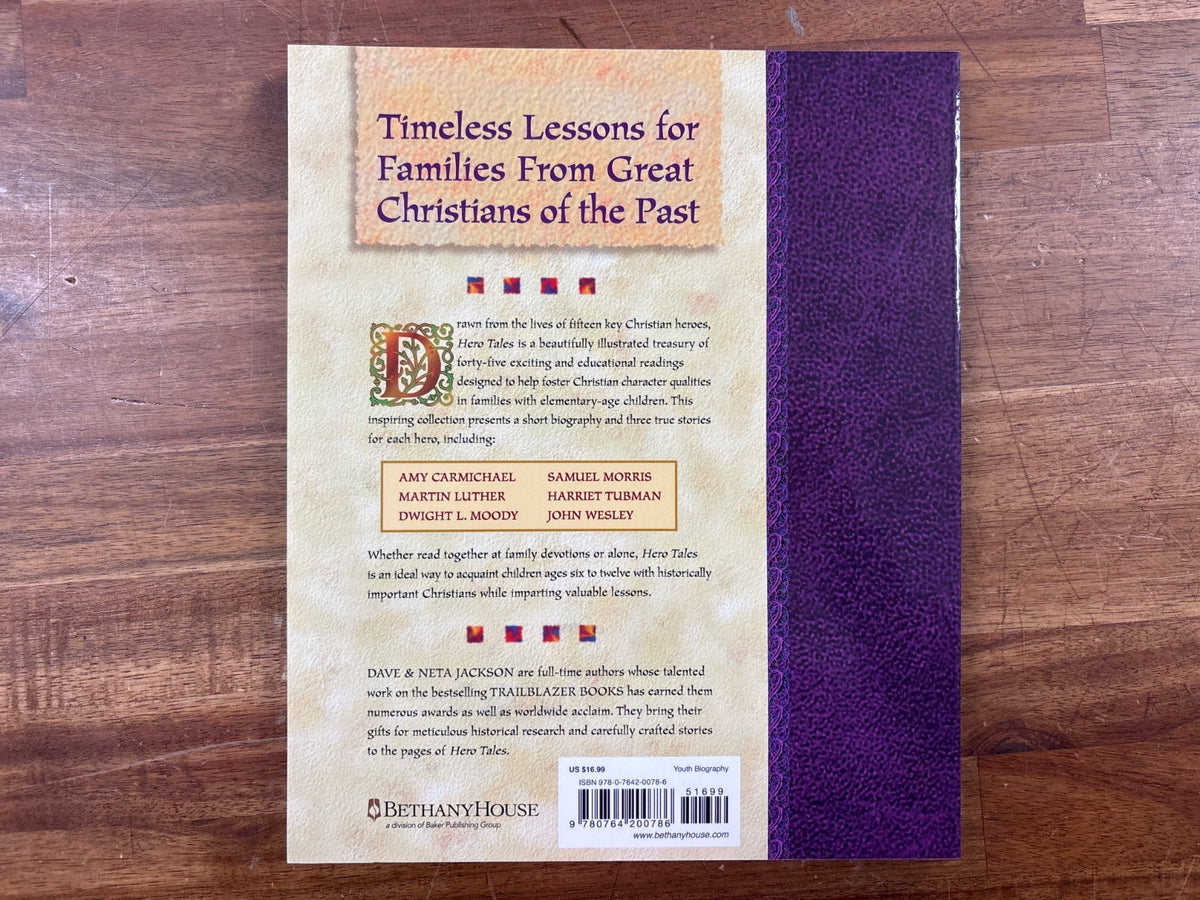 Hero Tales: a Family Treasury of True Stories, Jackson — Good