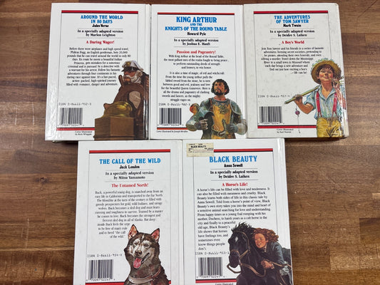 Great Illustrated Classics 5-Book Set - Twain, London, Sewell