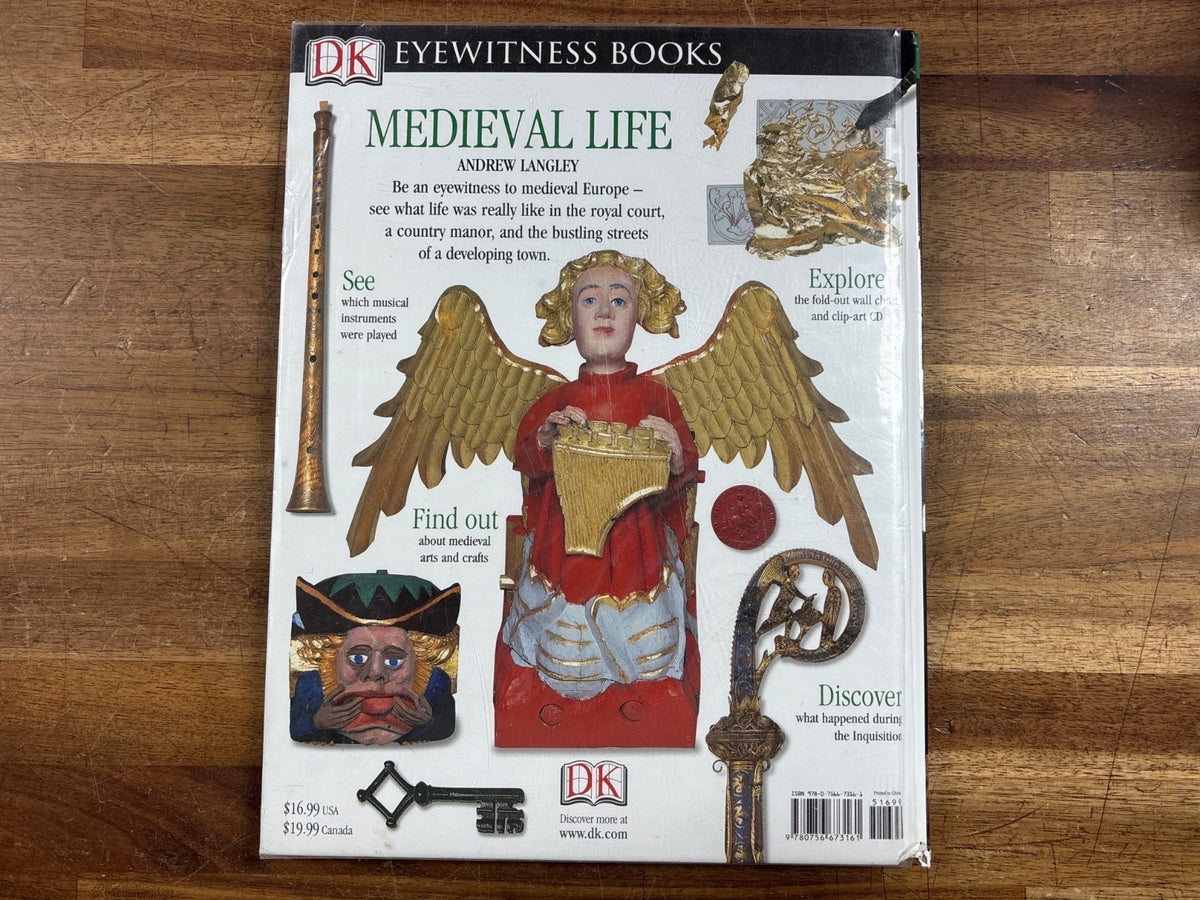 DK Eyewitness Books Medieval Life by Andrew Langley HC