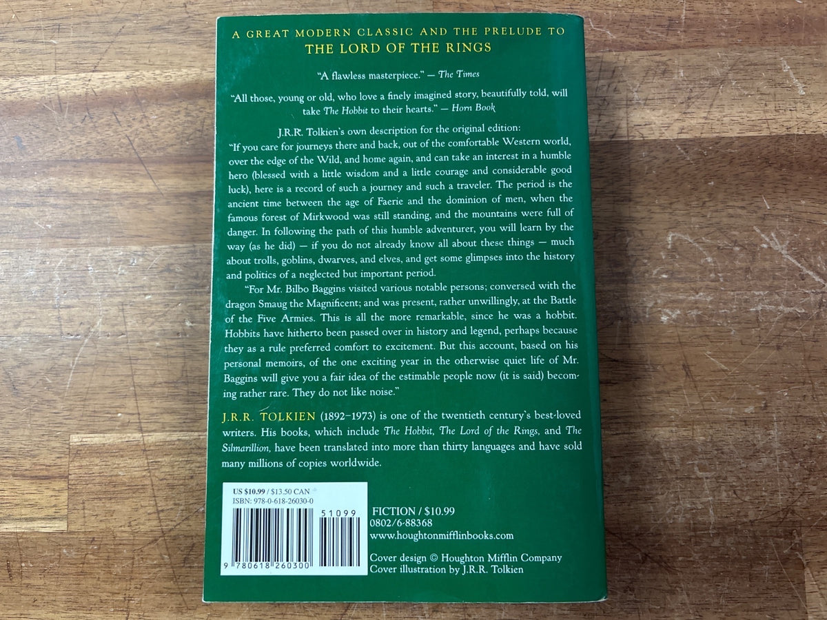 The Hobbit by J.R.R. Tolkien Paperback Edition — photo 2 of 2